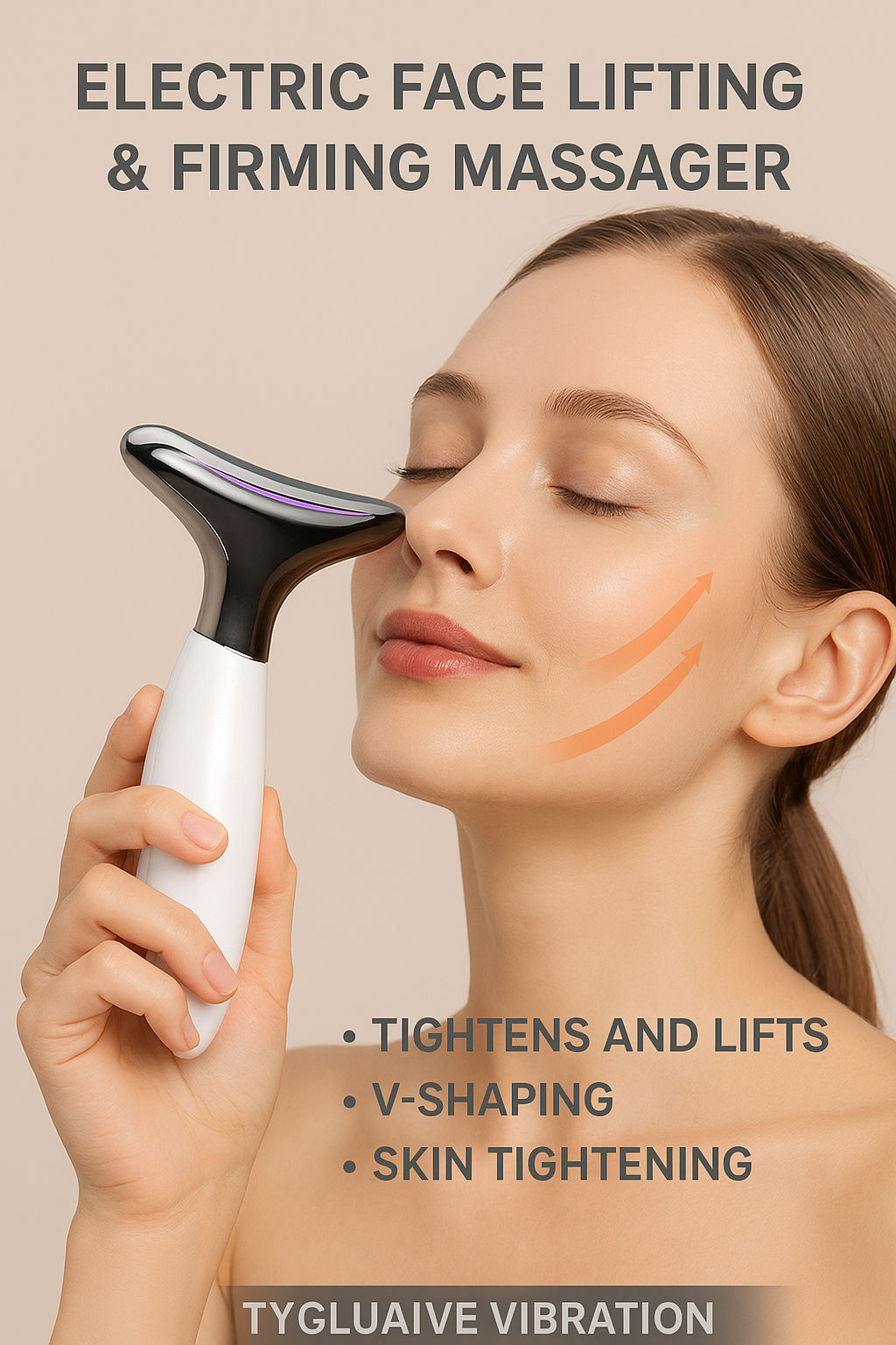 Electric Face Lifting Massager - Skin Tightening Device (Best for Face & Neck)
