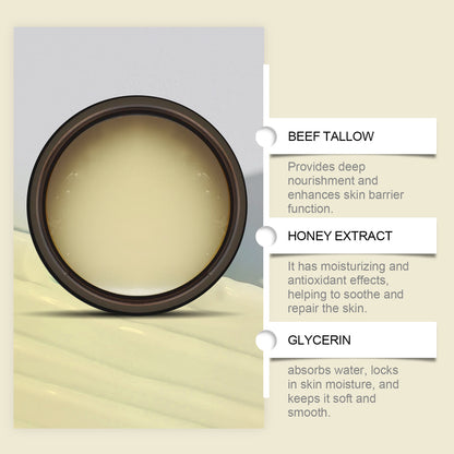 Beef Tallow & Honey Facial Moisturizer