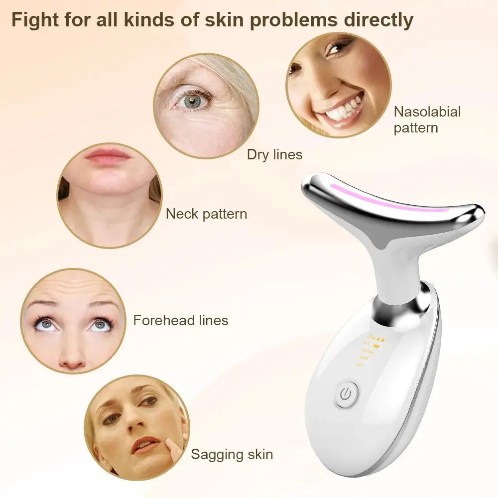 Electric Face Lifting Massager - Skin Tightening Device (Best for Face & Neck)